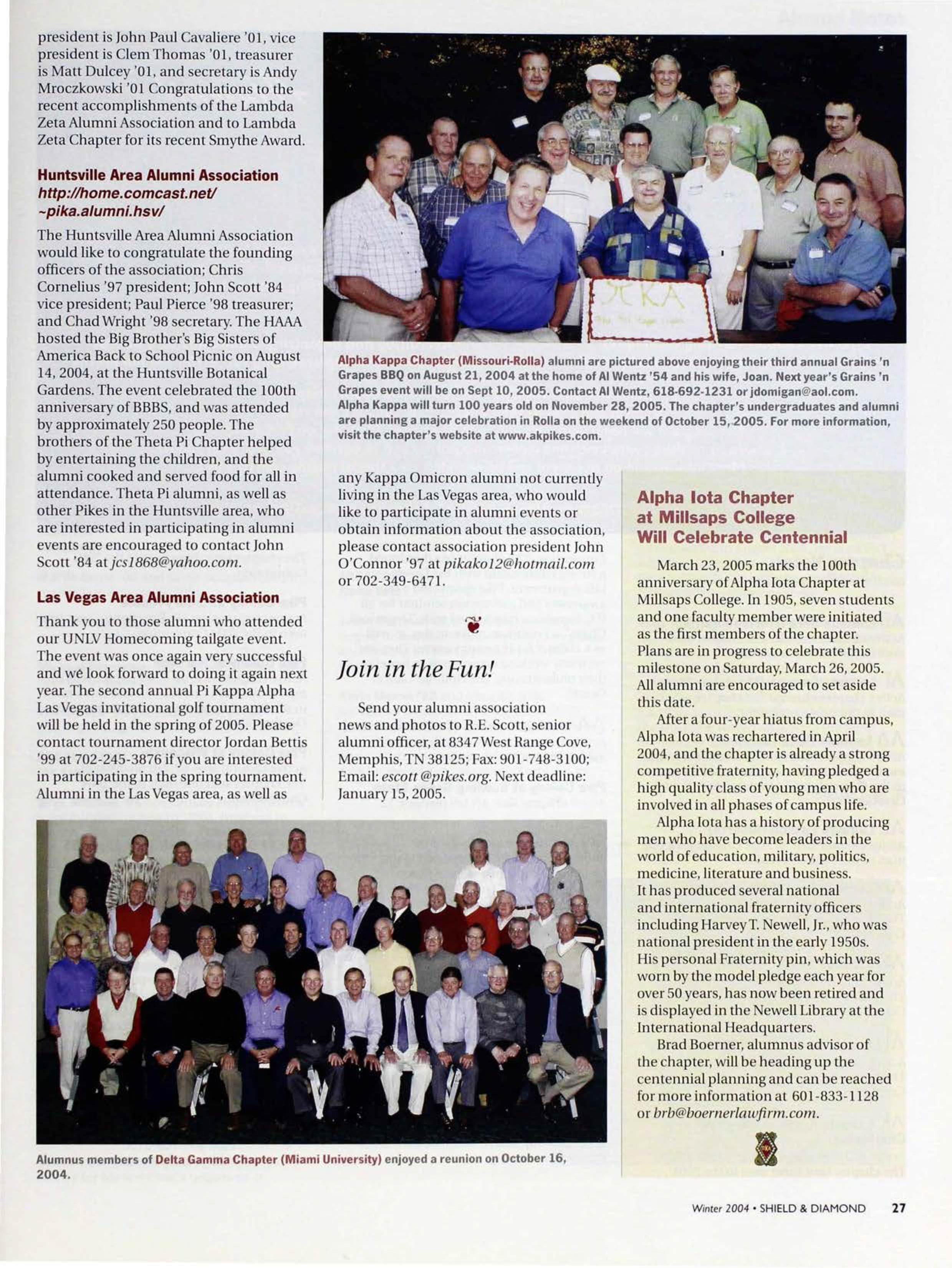 Alpha Iota Chapter At Millsaps College Will Celebrate Centennial